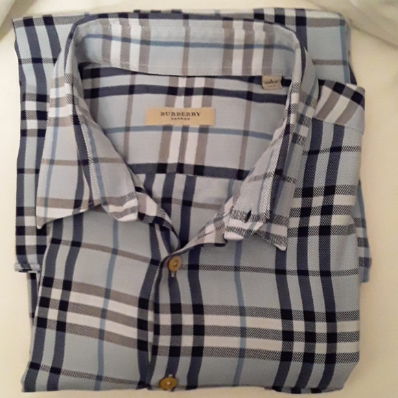 BURBERRY MEN'S SHIRT L - Picture 3 of 4